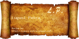 Lugosi Petra névjegykártya
